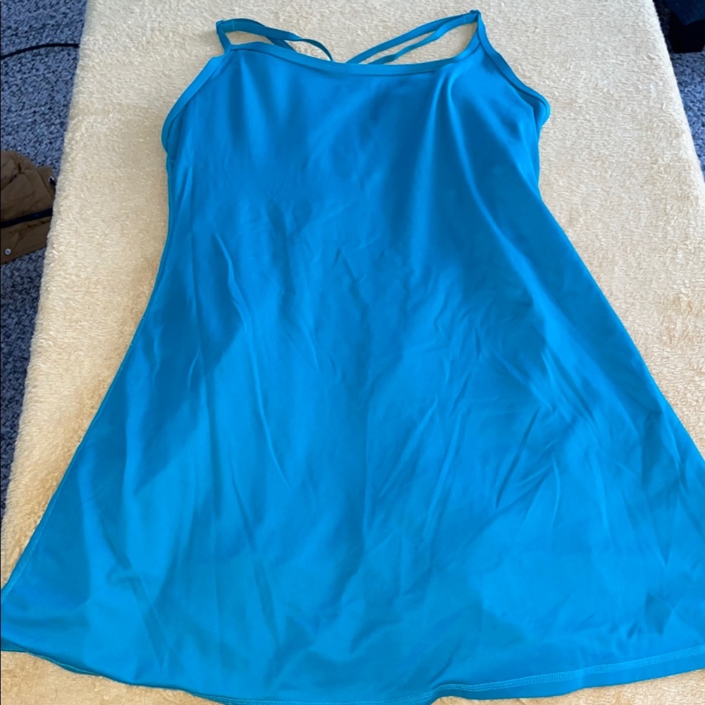 Women’s Blue Spaghetti-Strap Dress